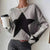 eprolo grey / S Stickad tröja i lös modell