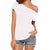 eprolo T-shirt Vit / S Modern T-shirt Off Shoulder